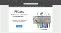 Desktop Screenshot of pixtend.com