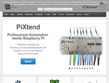 Tablet Screenshot of pixtend.com